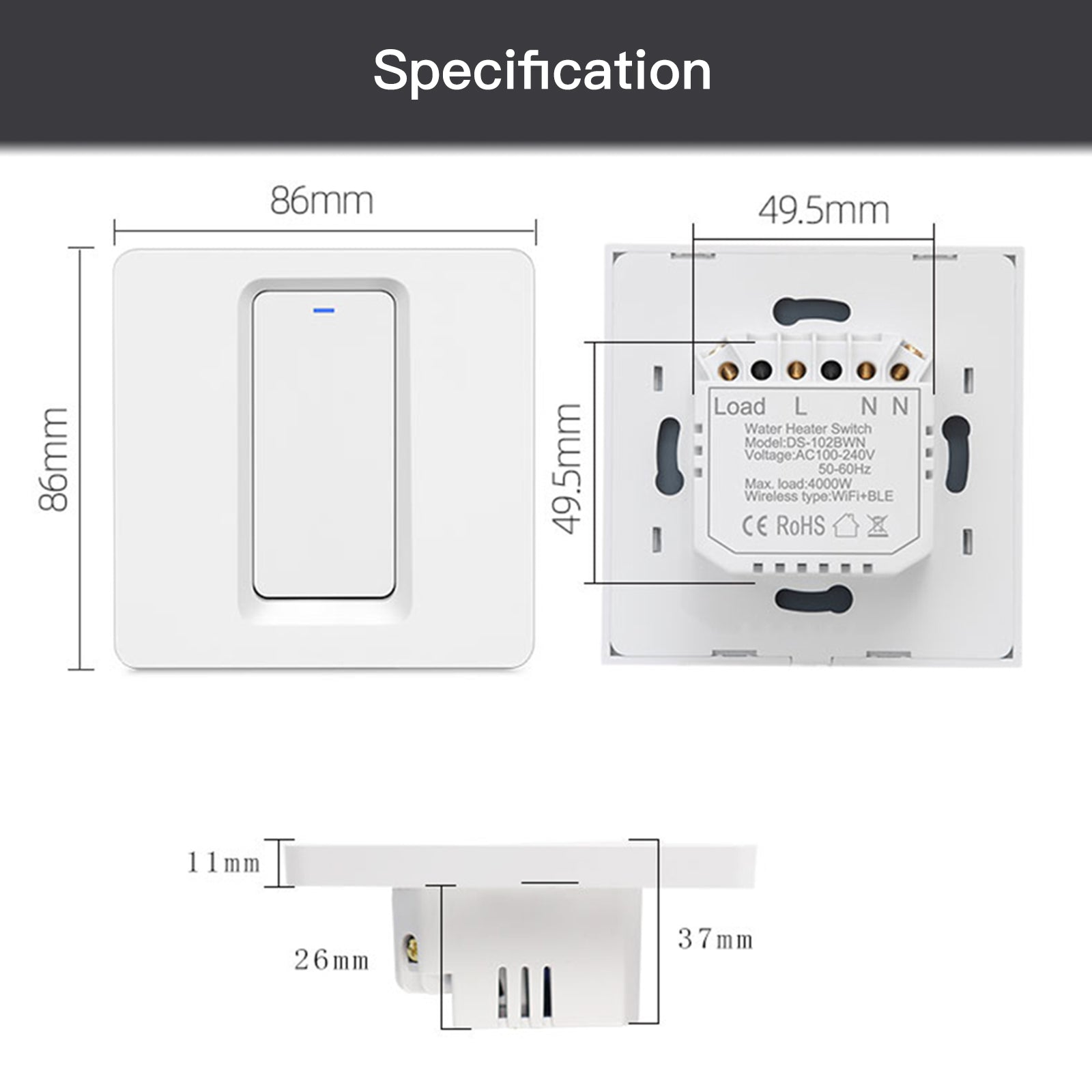 ON/OFF Relay Status Adjustable