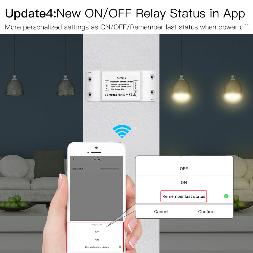Update4: New ON/OFF Relay Status in App