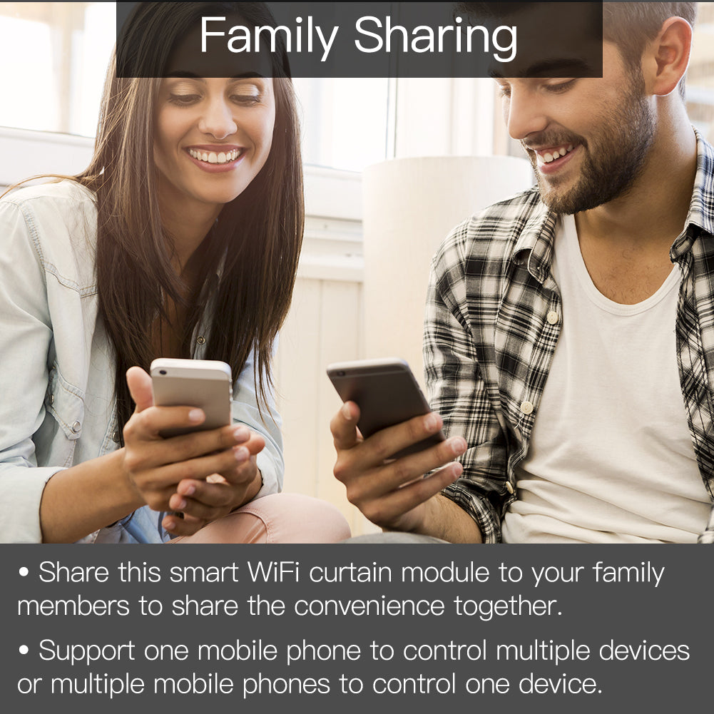 Support one mobile phone to control multiple devices or multiple mobile phones to control one device.