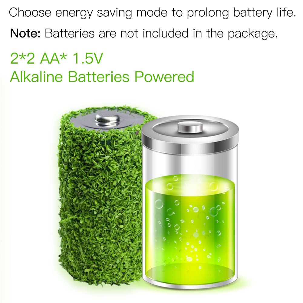 Choose energy saving mode to prolong battery life.