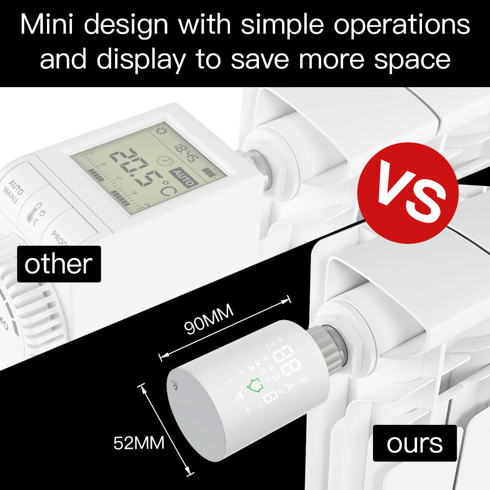 Mini design with simple operations and display to save more space