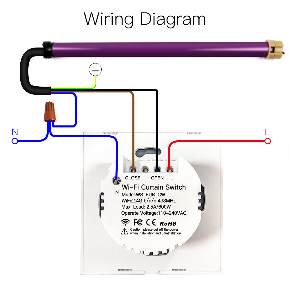 2020 New Wifi Rf433 Smart Touch Switch 2 3 Way Smart Life Tuya App Control Alexa Google Home Voice Control 1 2 3 Gang Eu