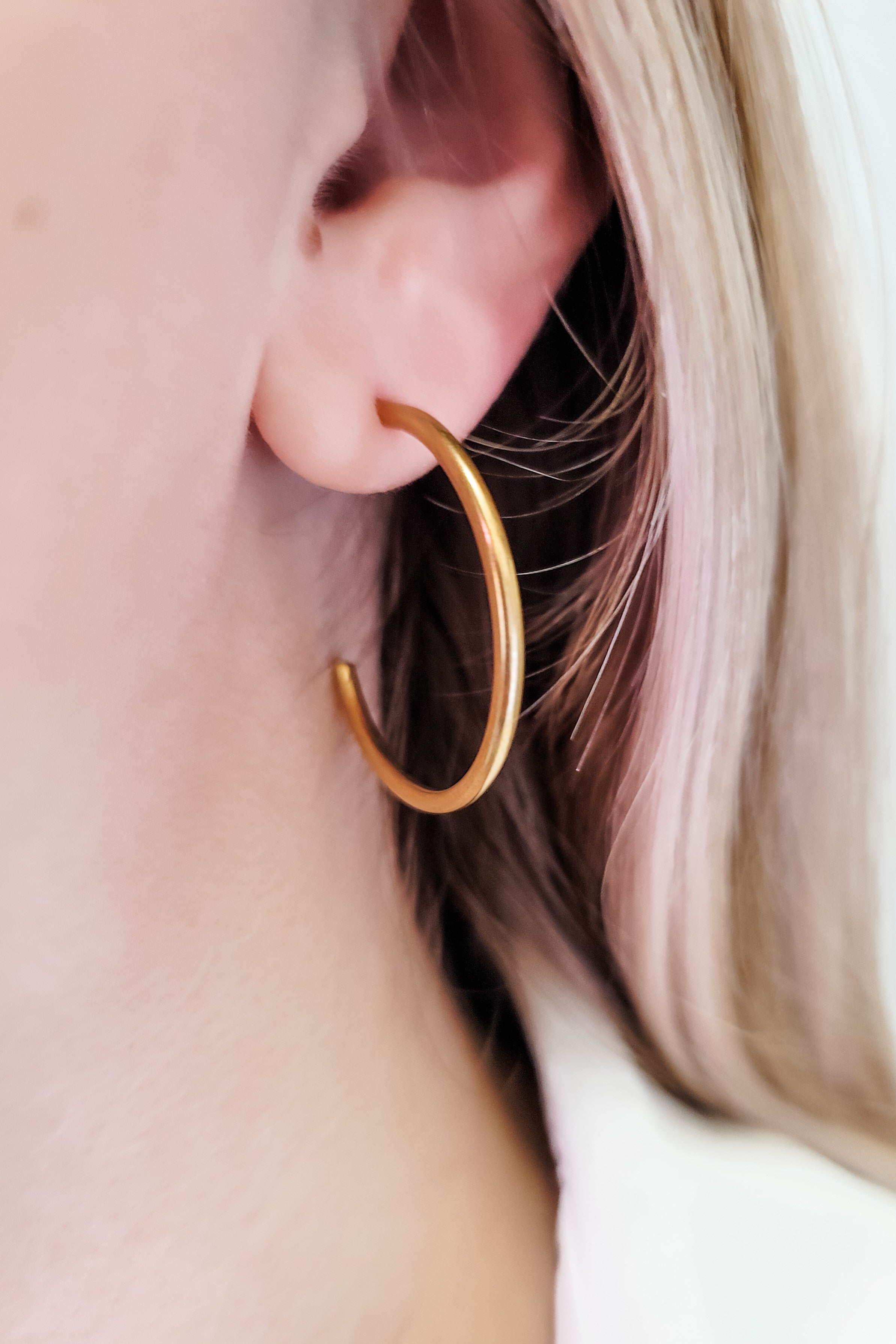 Gold Coupled Earrings
