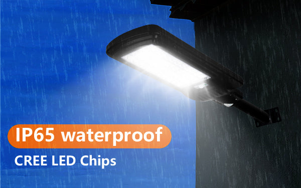 Waterproof IP65 Wall Mounted Solar Street Lights with CREE LED Chips