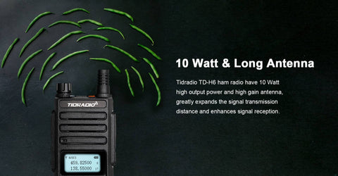 TD-H6 Powerful Handheld Ham Rechargeable Two way radios