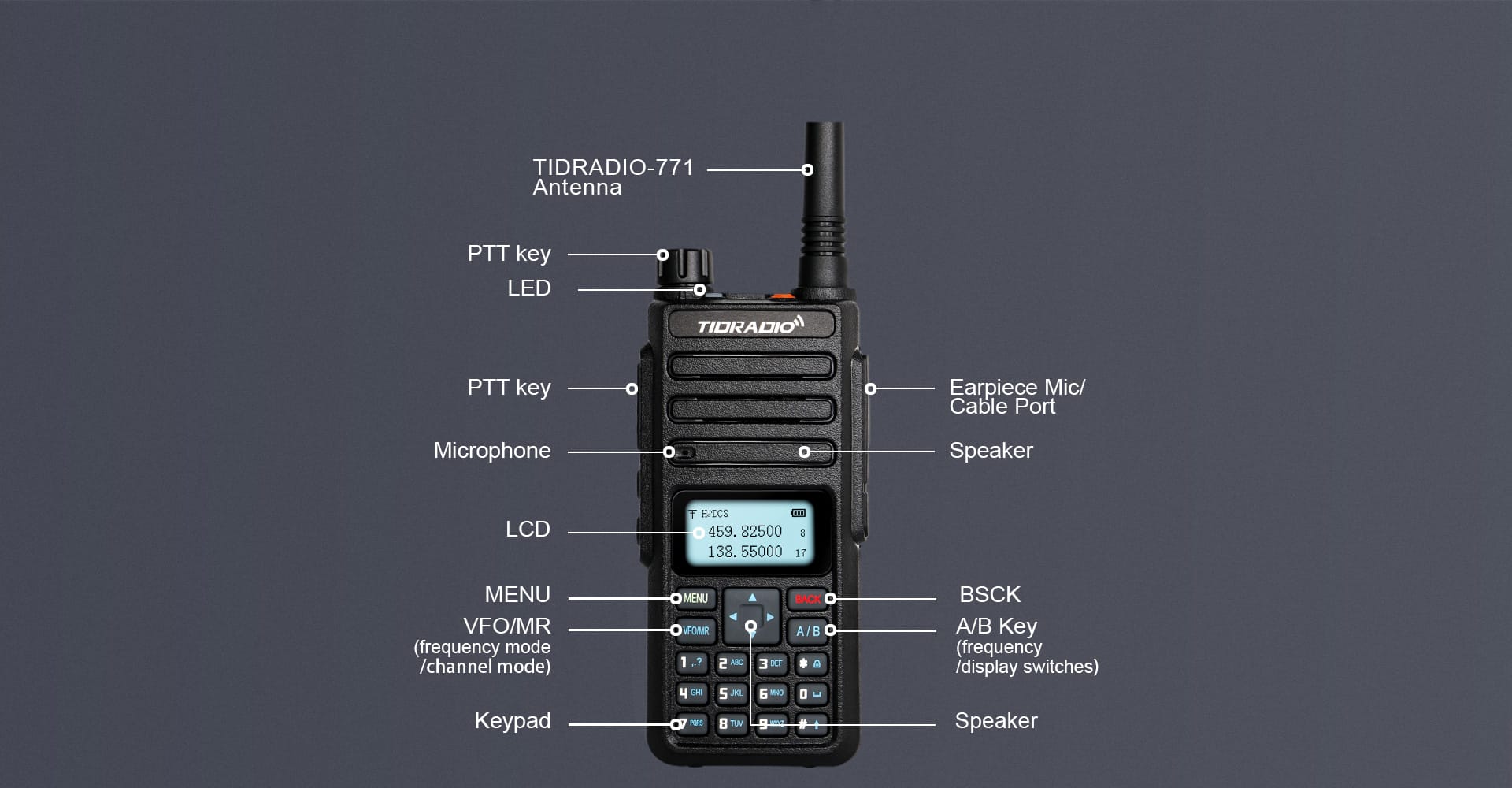 TD-H6 Powerful Handheld Ham Rechargeable Two way radios