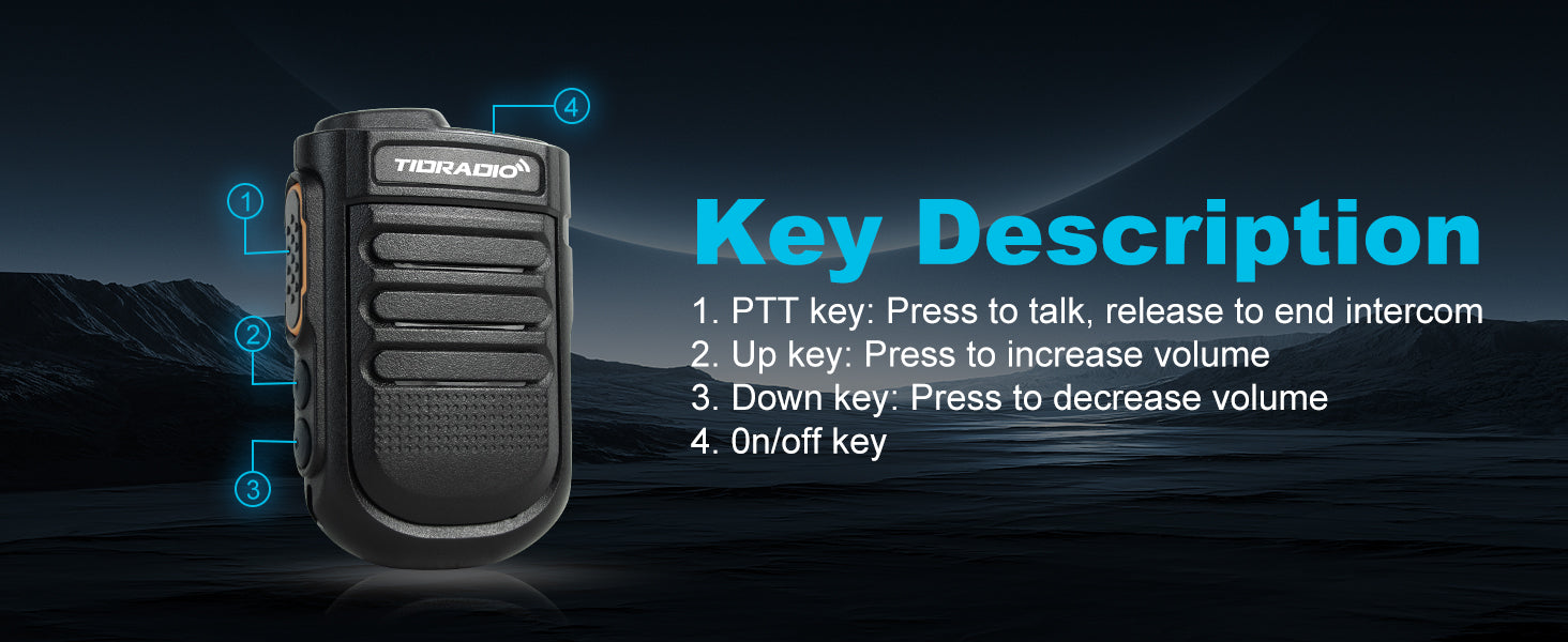 TIDRADIO Handheld Wireless Microphone with Bluetooth