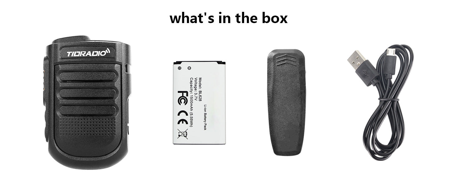 TIDRADIO Handheld Wireless Microphone with Bluetooth