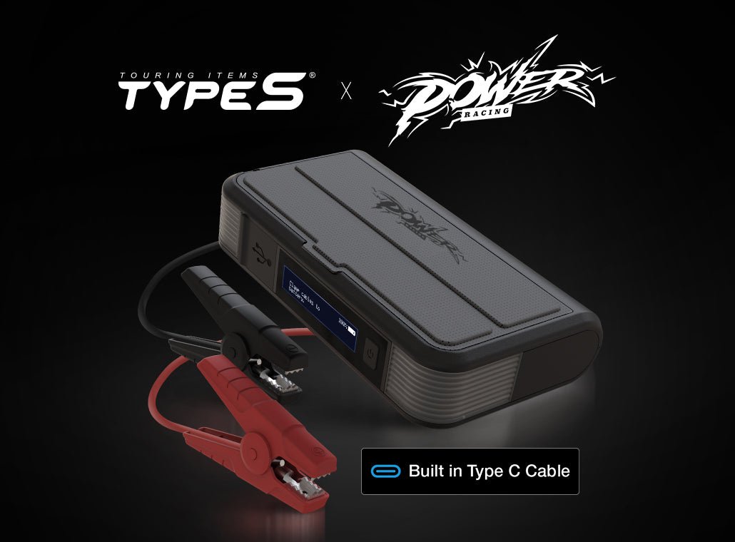 Mike Power 8000mAh Wireless Jump Starter with Built-in Cable