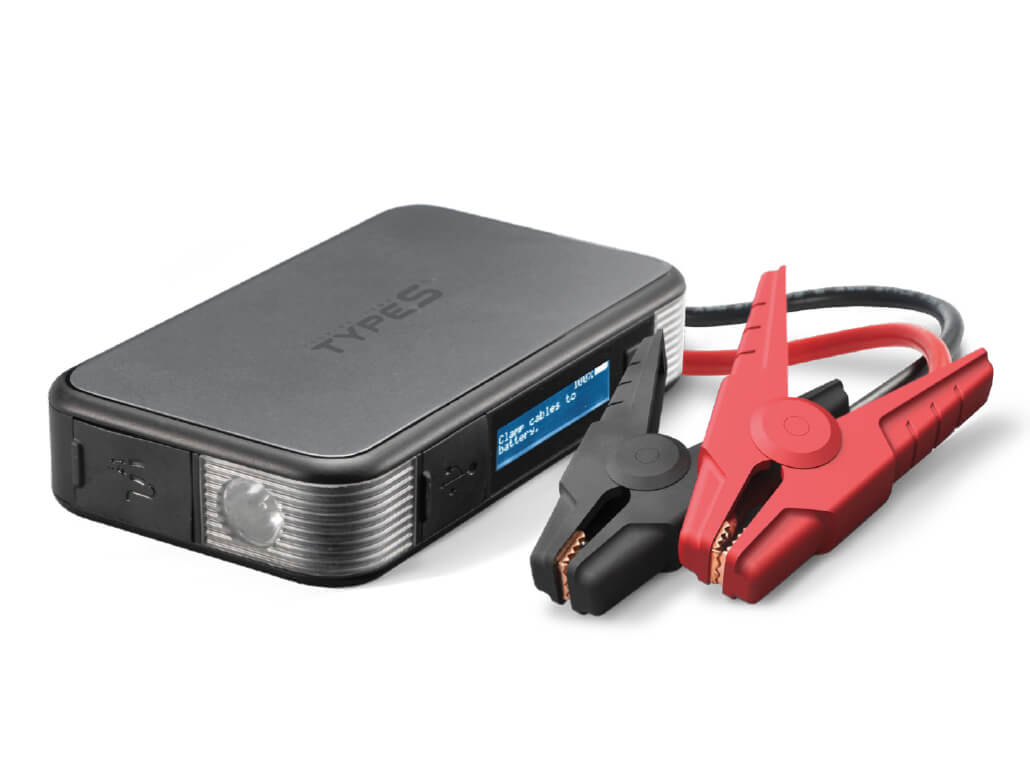 TYPE S 12V 6.0L Battery Jump Starter with JumpGuide? and 10,000 mAh Power Bank