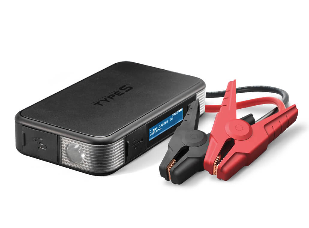 TYPE S 12V 6.0L Battery Jump Starter with JumpGuide? and 10,000 mAh Power Bank
