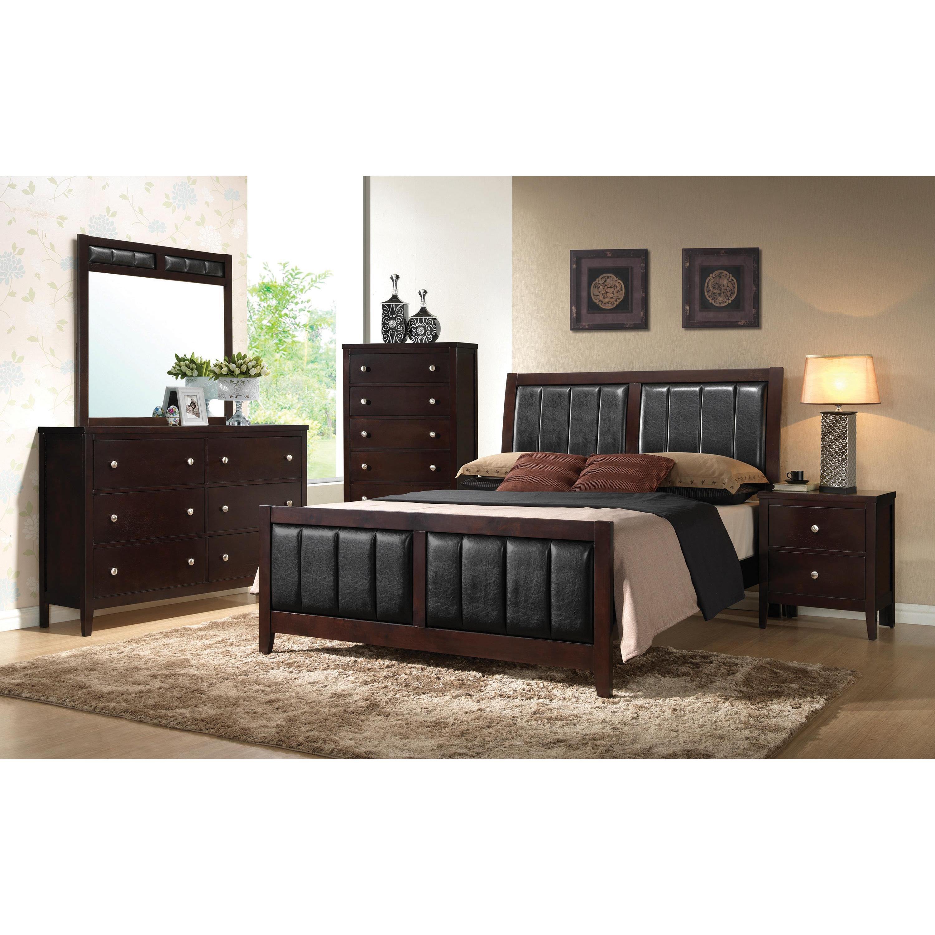 Coaster Furniture Carlton 202091Kw 7 Pc California King Upholstered Bedroom Set