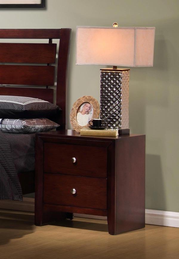 Coaster Furniture - Serenity 3 Piece Eastern King Bedroom Set In Rich Merlot - 201971Ke-3Set