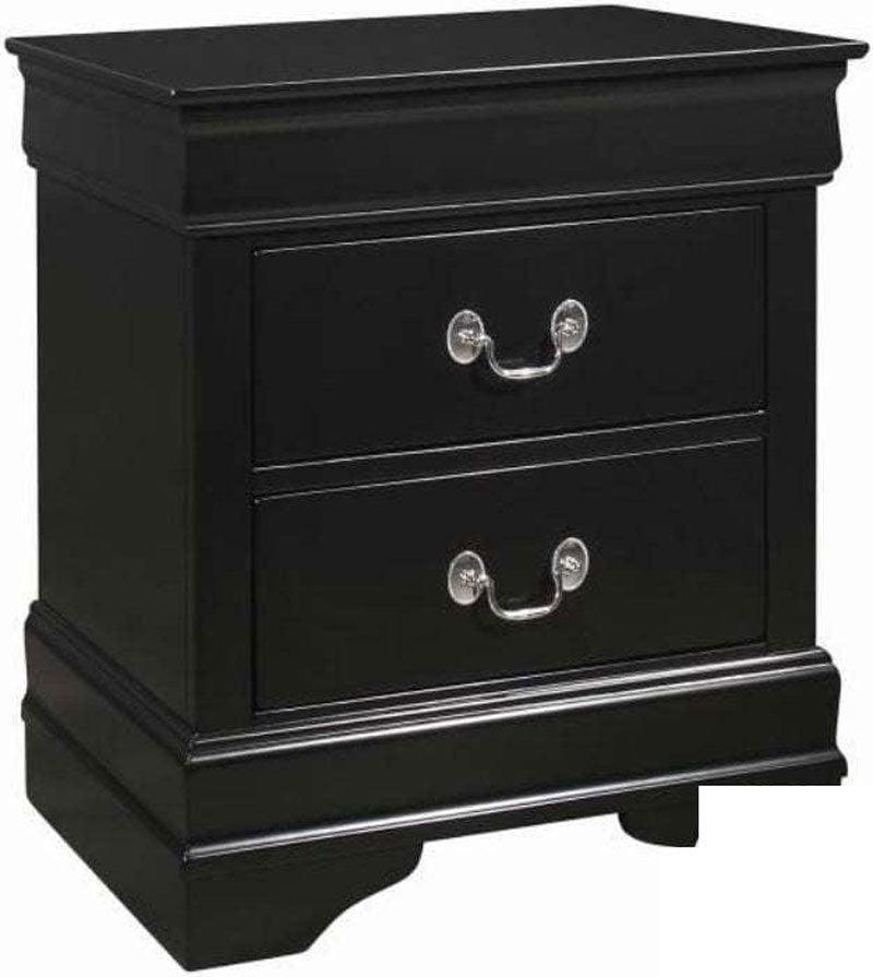 Coaster Furniture - Louis Philippe 5 Piece Black Youth Sleigh Bedroom Set - 212411T-S5