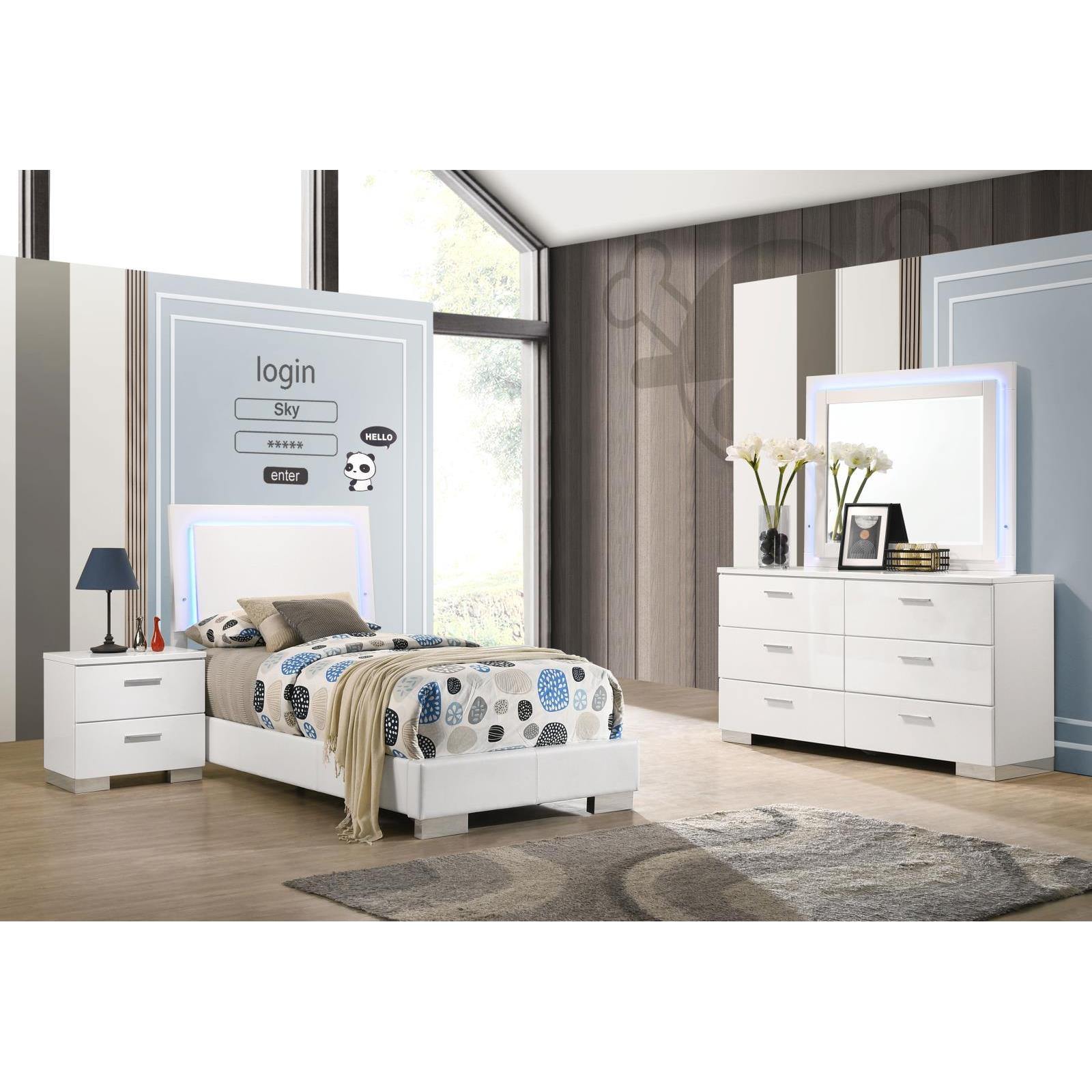 Coaster Furniture Felicity 203500T-S4L 6 Pc Twin Bedroom Set