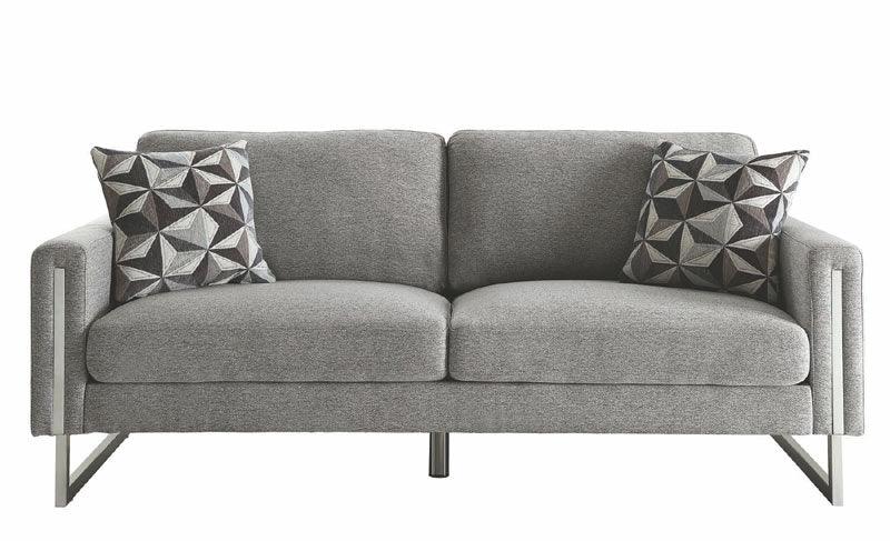 Coaster Furniture - Stellan Grey 2 Piece Sofa Set - 551241-S2