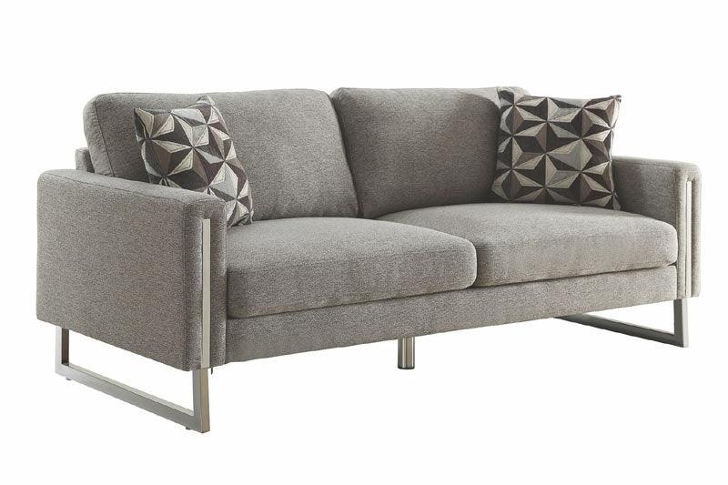 Coaster Furniture - Stellan Grey 2 Piece Sofa Set - 551241-S2