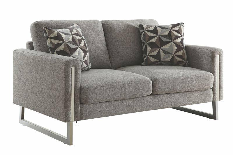 Coaster Furniture - Stellan Grey 2 Piece Sofa Set - 551241-S2