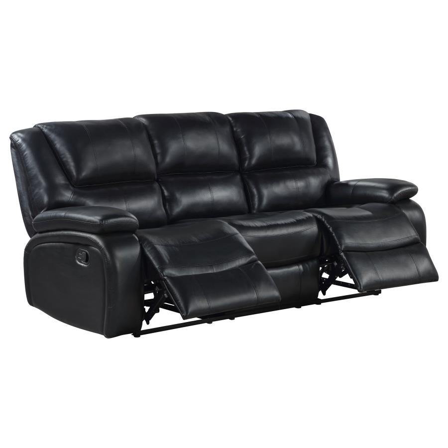 Motion Sofa And Loveseat Set - Black