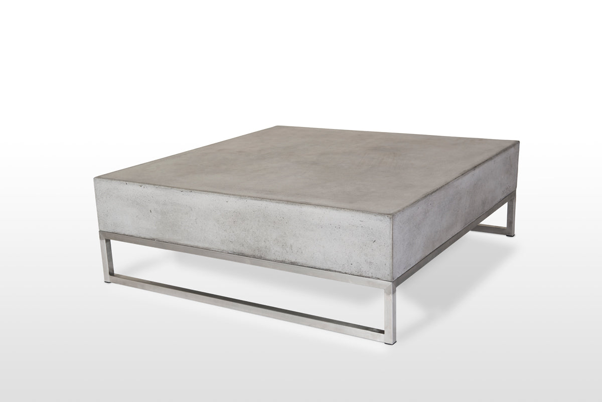 Vig Furniture Modrest Drake Modern Square Concrete Coffee Table