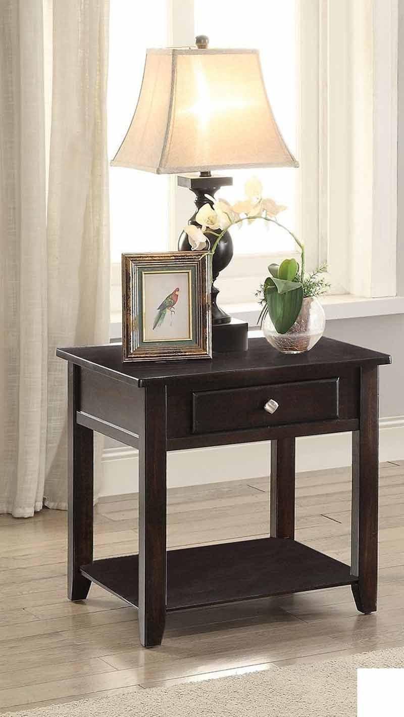 Coaster Furniture - Walnut Lift Top 2 Piece Occasional Table Set - 721038-S2