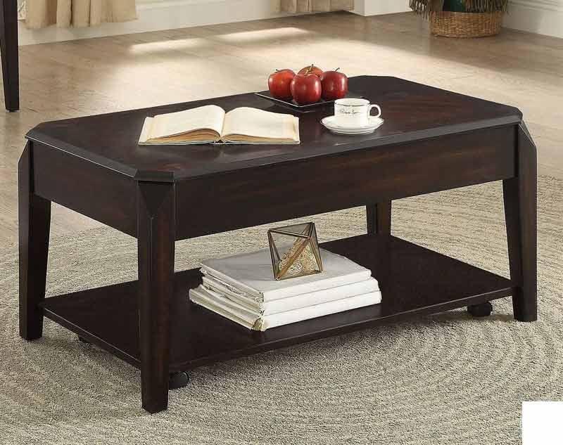 Coaster Furniture - Walnut 2 Piece Occasional Table Set - 721048-S2