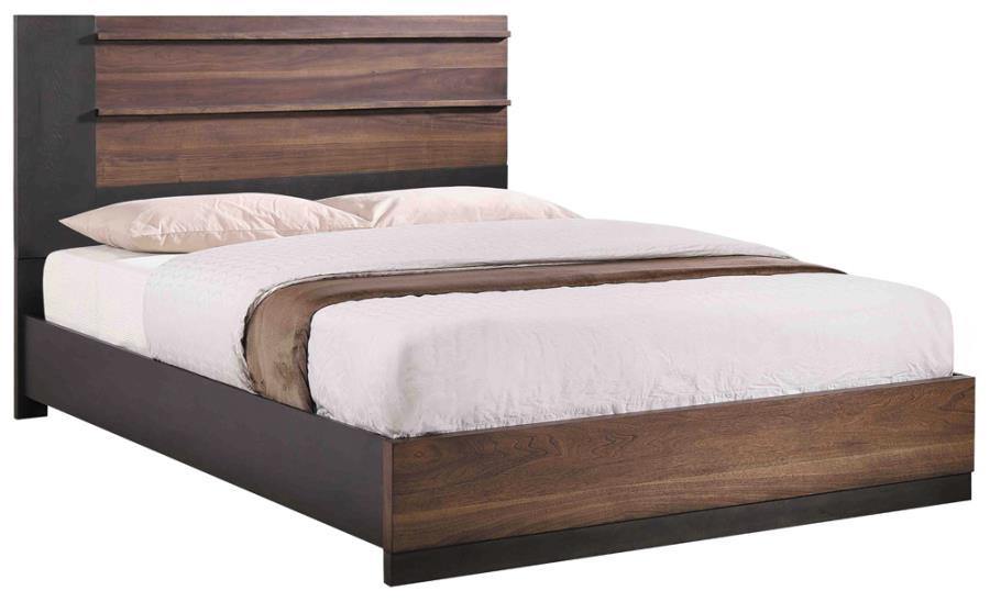 Azalia - 4 Piece Bedroom Set - King - Dark Brown