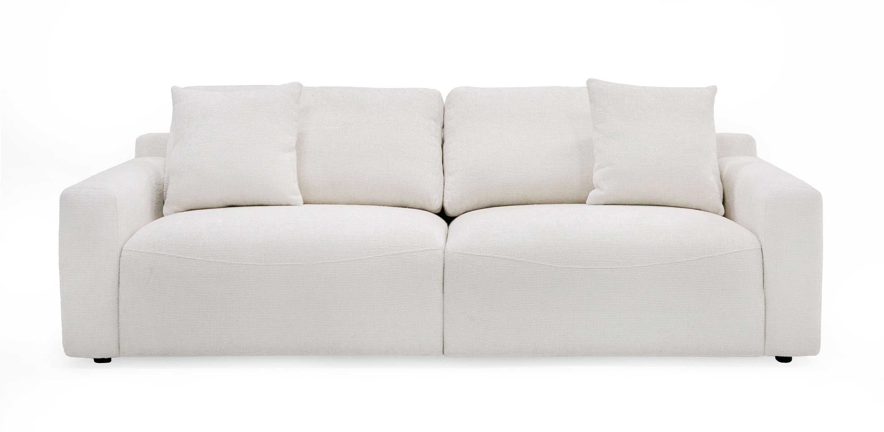 Vig Furniture Divani Casa Gloria - Modern White Fabric Sofa