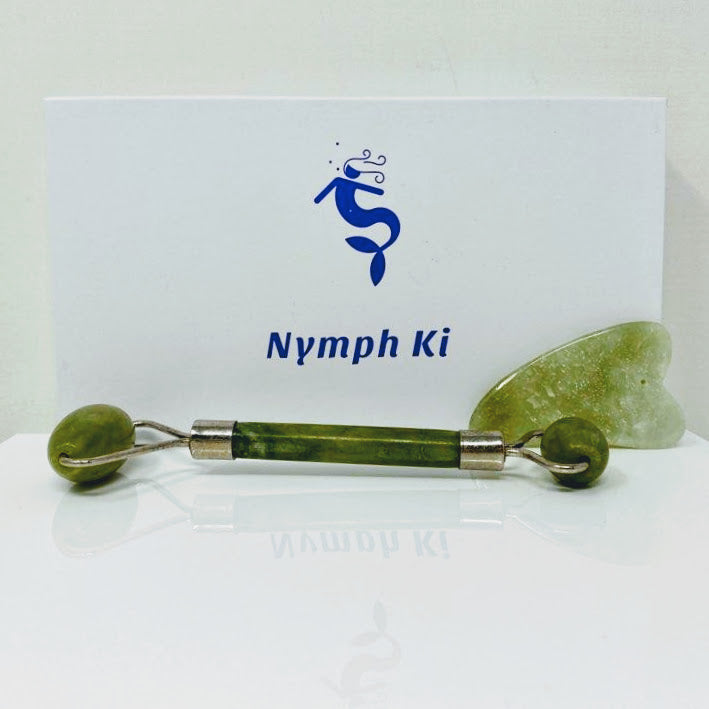 Nymph Ki Jade Roller and Gua Sha Set