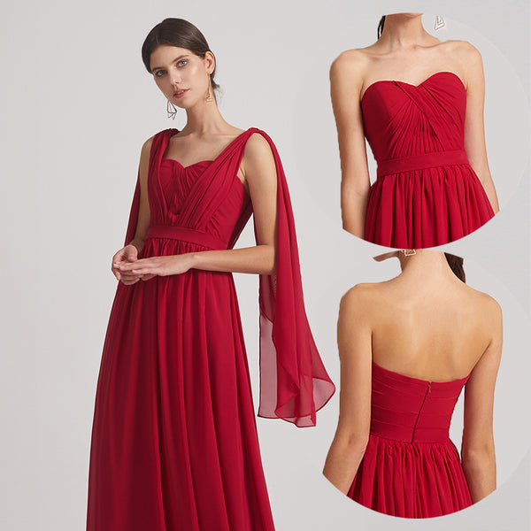 chiffon bridesmaid dresses