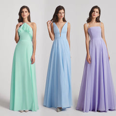 chiffon bridesmaid dresses