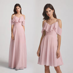 cold shoulder bridesmaid dresses