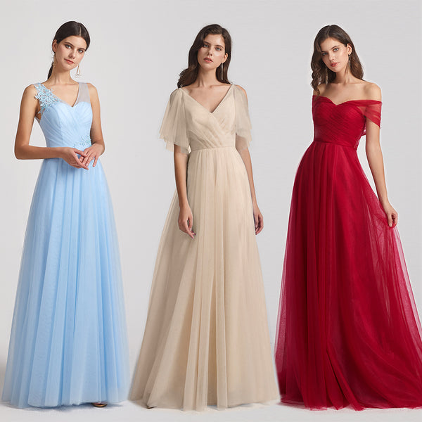 tulle bridesmaid dresses