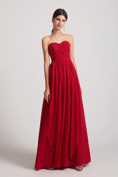 chiffon bridesmaid dresses