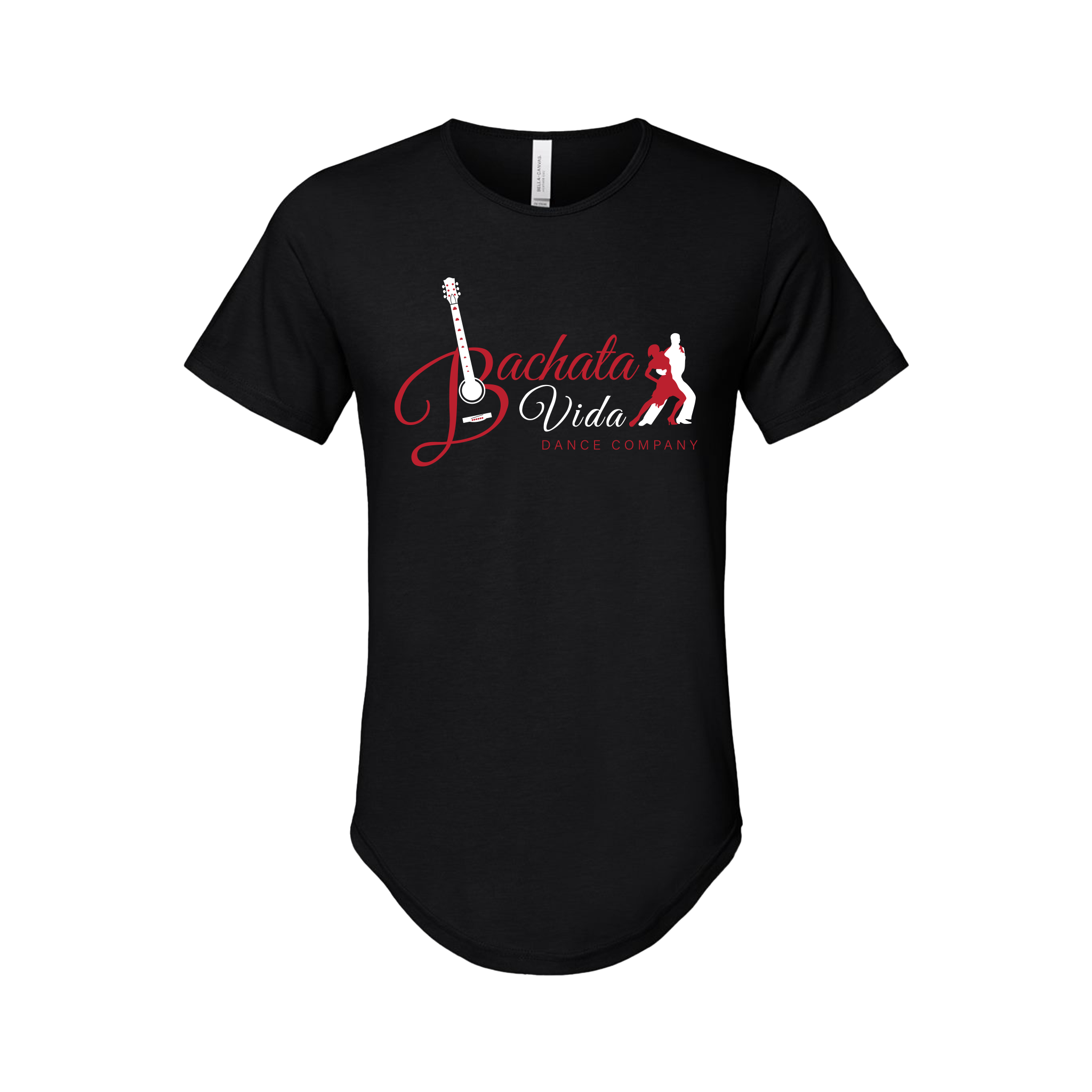  Bachata Vida Team Gear Unisex Curved Hem Tee 