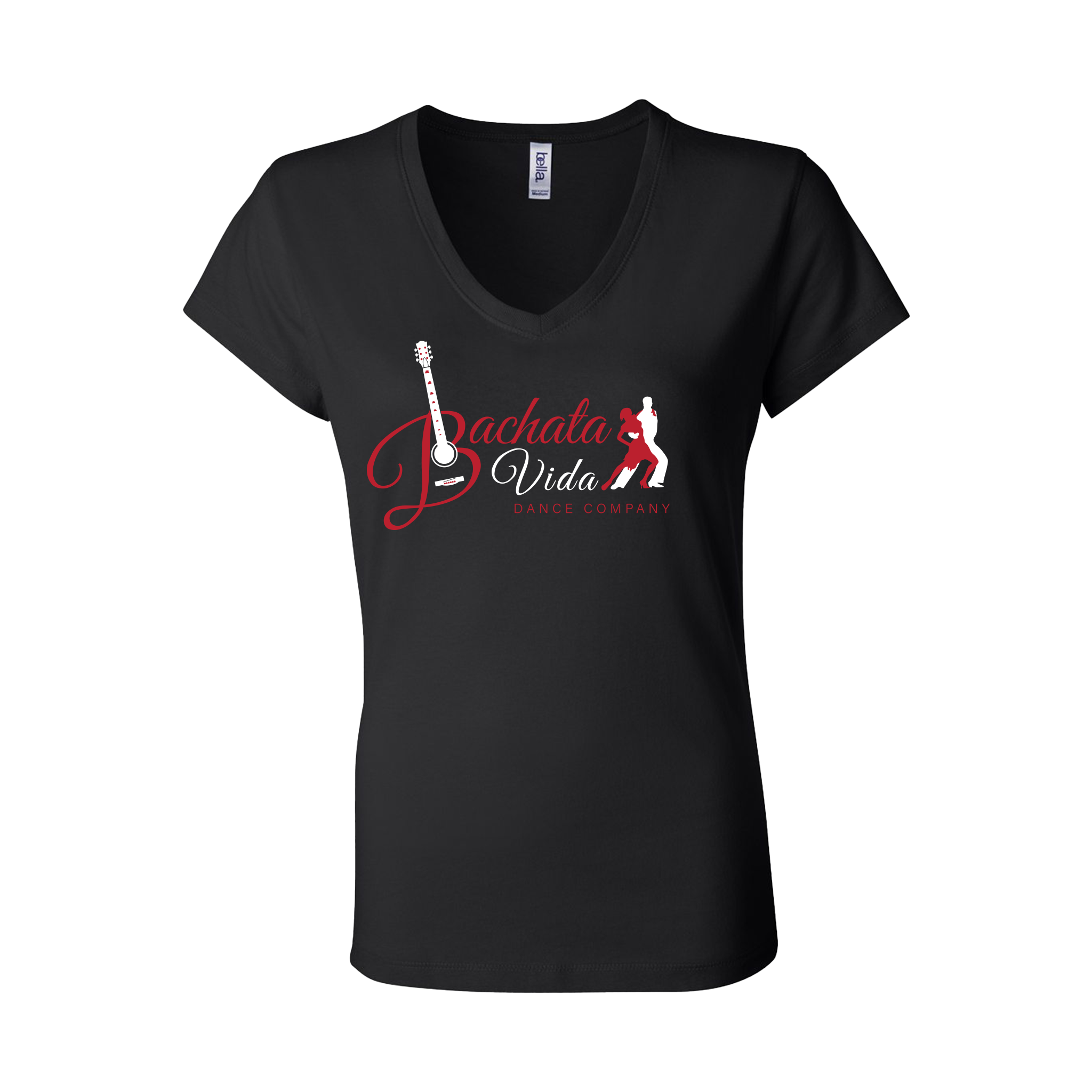  Bachata Vida Team Gear V-Neck Short Sleeve Tee 