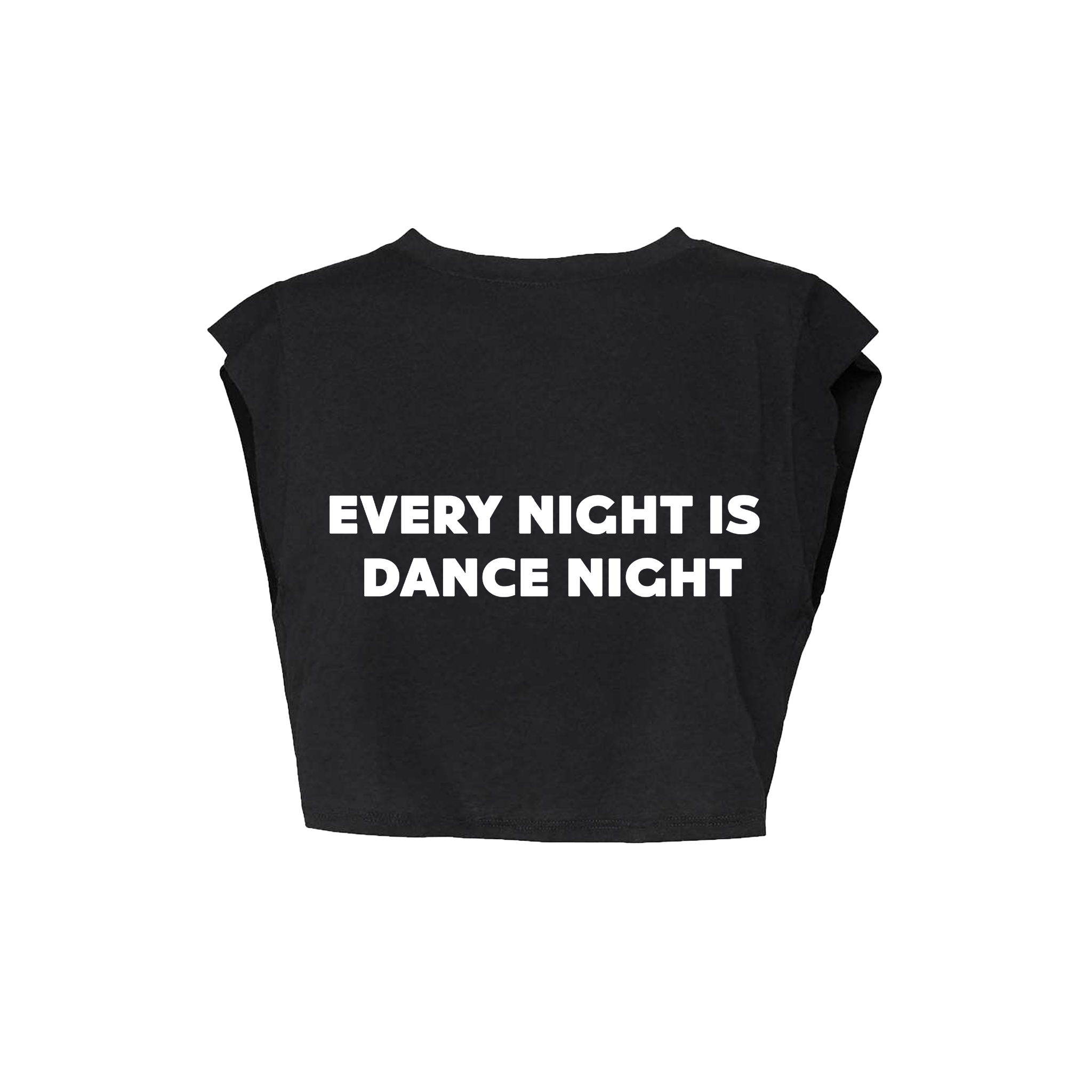  Collaboration - Every Night is Dance Night Festival Crop Tee 