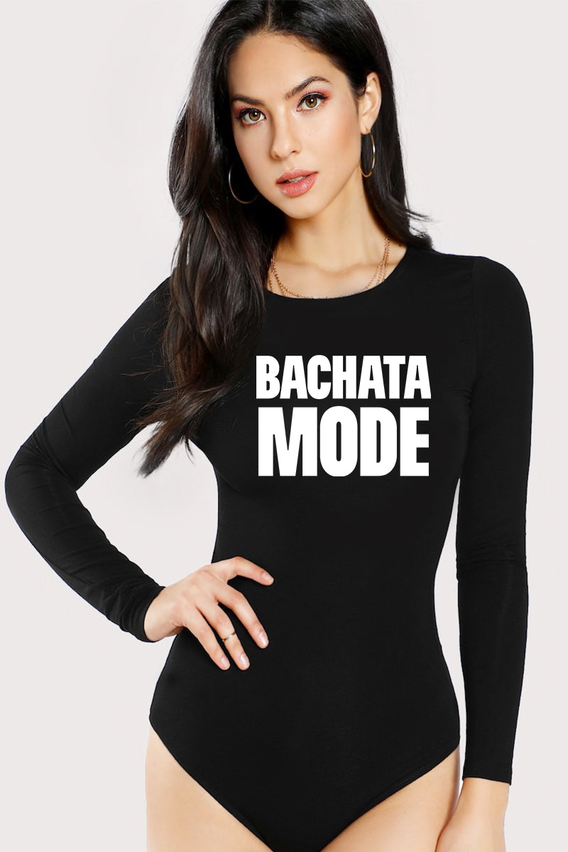  Bachata Mode Long Sleeve Bodysuit 