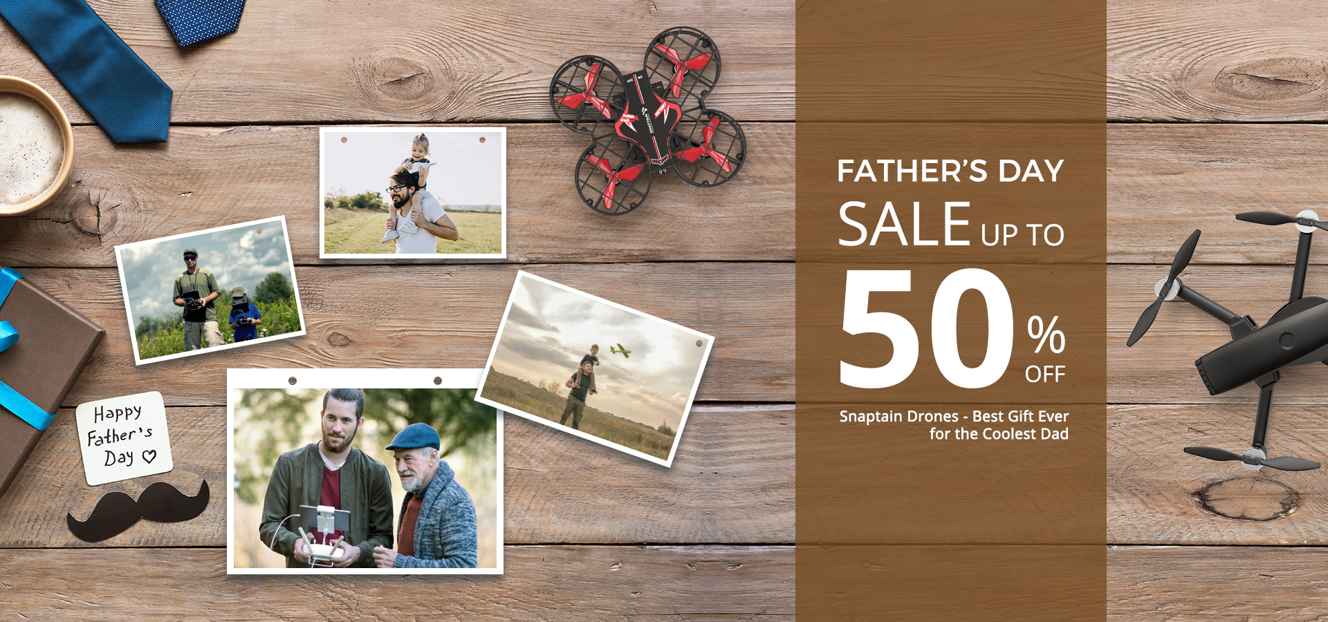 Snaptain Drones - Best Gift Ever for the Coolest Dad