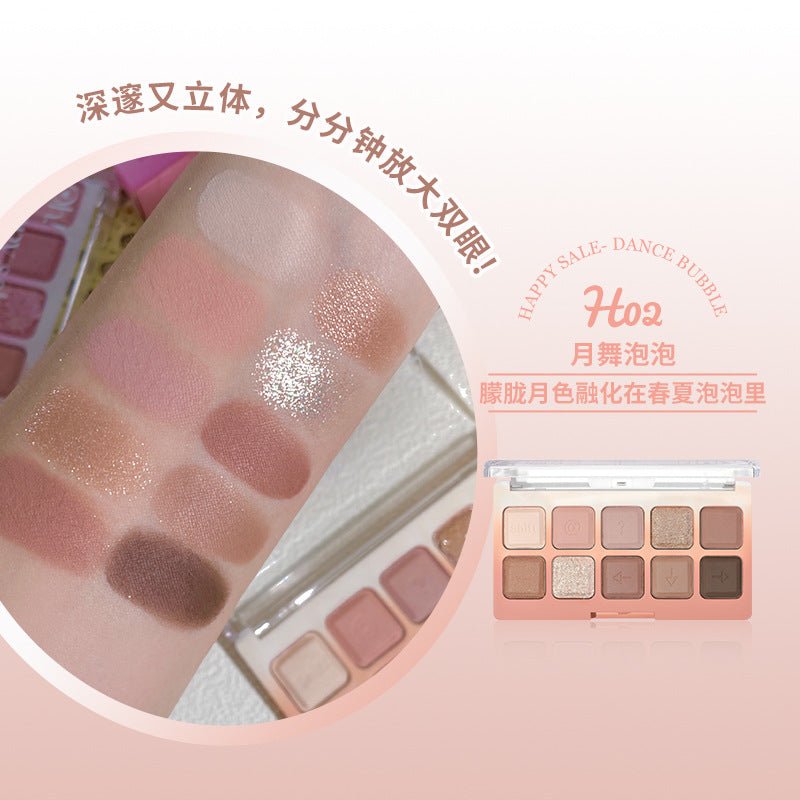 HOLD LIVE Ten Colors Eye Palette HL653