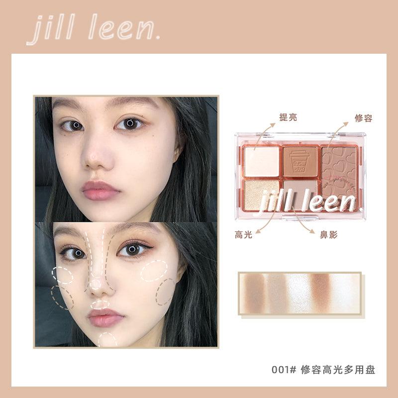 JILL LEEN 5 IN 1 Highlighter Contour Palette JL016