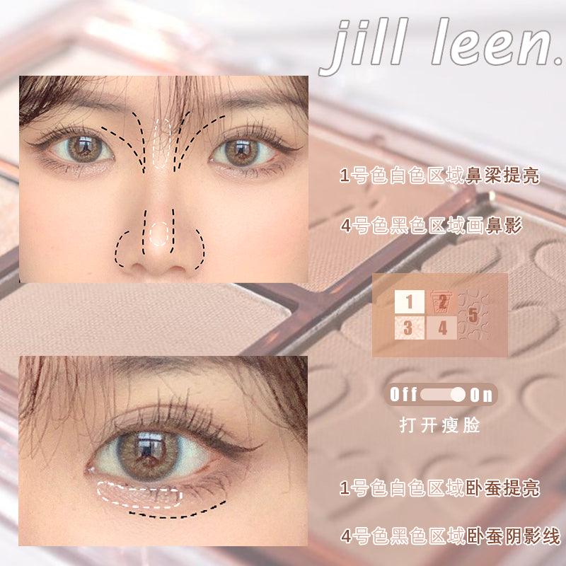 JILL LEEN 5 IN 1 Highlighter Contour Palette JL016