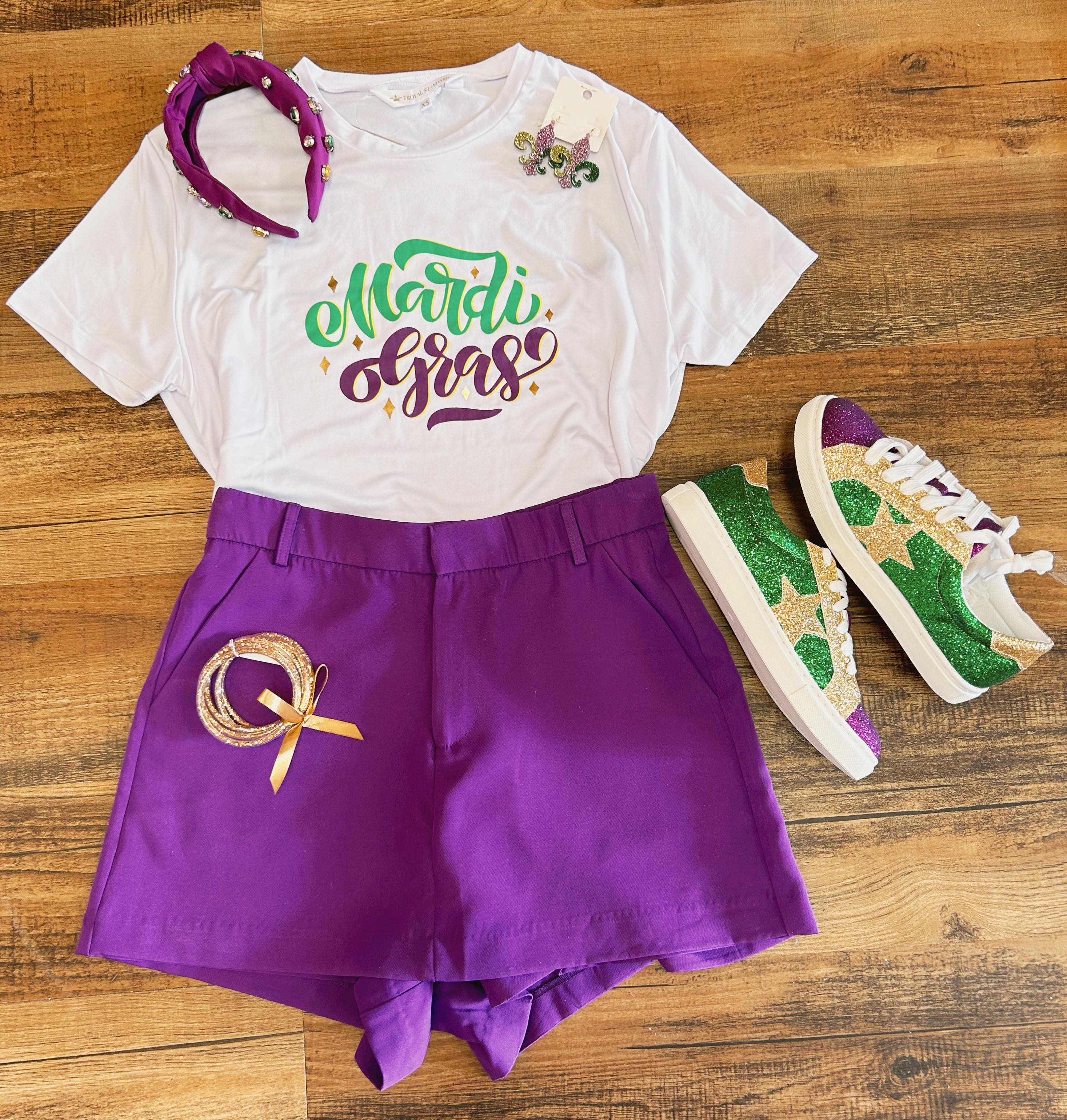 Mardi Gras Festive Crew Tee