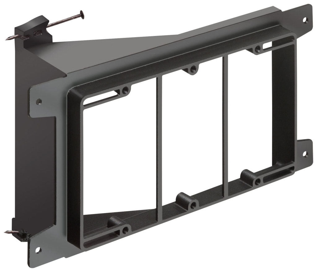 Arlignton LVN3 Three-Gang Nail-On Low Voltage Mounting Bracket for New Construction