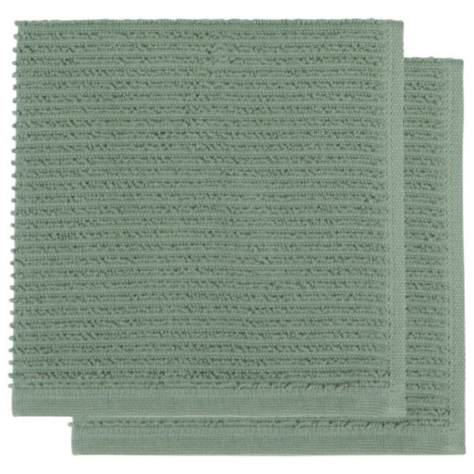 Ripple Dishcloths Elm Green