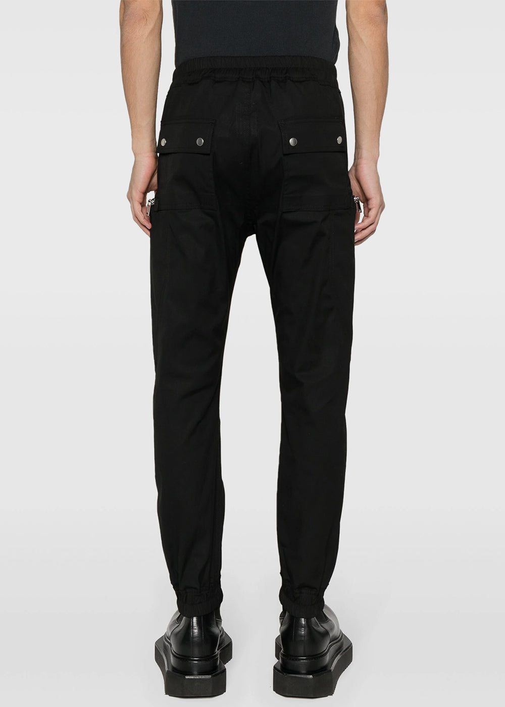 RICK OWENS Black Bauhaus Cargo Trousers