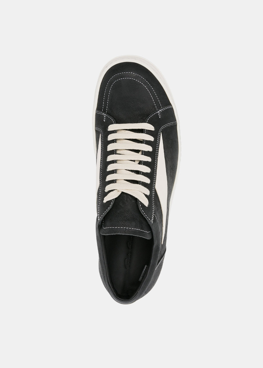 RICK OWENS Black & Milk Vintage Sneakers