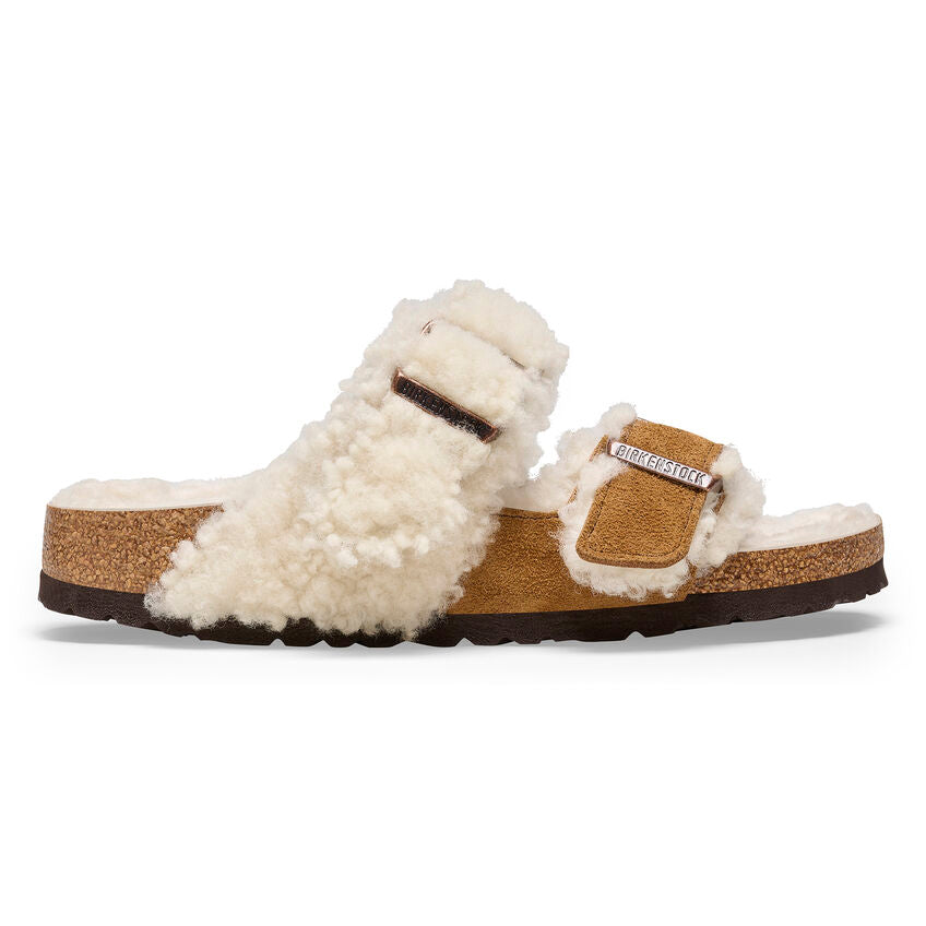 BIRKENSTOCK WOMEN ARIZONA SHEARLING SANDALS