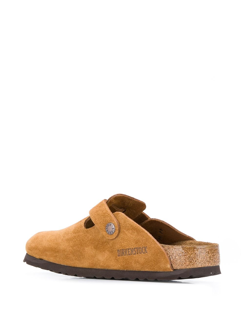 BIRKENSTOCK Boston Soft Footbed Suede Leather Slippers