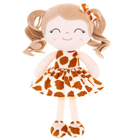 Gloveleya Personalized Doll with Giraffe Costume
